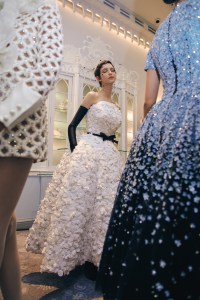 Backstage at Richard Quinn Spring 2025 Ready-To-Wear Collection at London Fashion Week