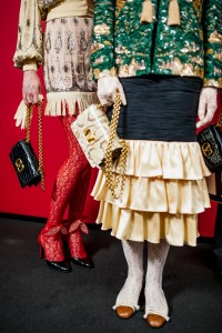 Backstage at Valentino Spring 2025 Ready-to-Wear Collection at Paris Fashion Week