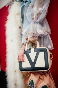 Backstage at Valentino Spring 2025 Ready-to-Wear Collection at Paris Fashion Week