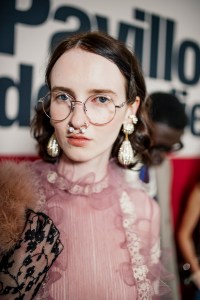 Backstage at Valentino Spring 2025 Ready-to-Wear Collection at Paris Fashion Week