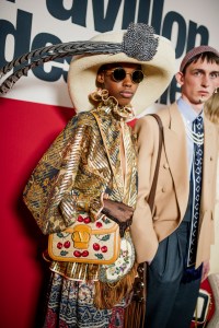 Backstage at Valentino Spring 2025 Ready-to-Wear Collection at Paris Fashion Week