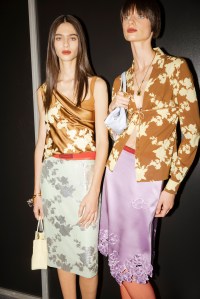 Backstage at Versace Spring 2025 Ready-To-Wear Collection at Milan Fashion Week