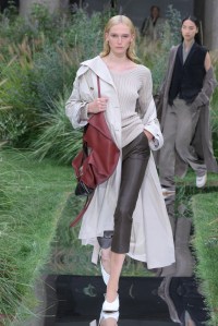 Boss Spring 2025 Ready-To-Wear Collection at Milan Fashion WeekModel on the runway at Boss RTW Spring 2025 as part of Milan Ready to Wear Fashion Week on September 18, 2024 in Milan, Italy.