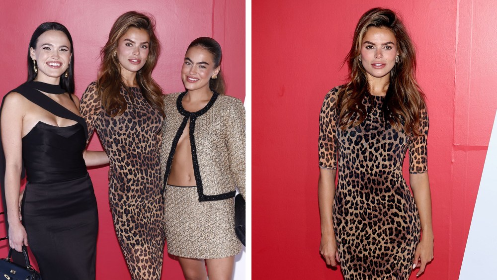 (L-R): Mary Holland Nader, Brooks Nader, Sarah Jane Nader at the Alice + Olivia spring 2025 presentation on Sept. 7 during New York Fashion Week.