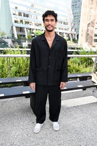 Charles Melton at the Coach Spring 2025 Ready-to-Wear show