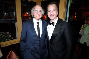 Larry David and CEO of HBO, Casey Bloys