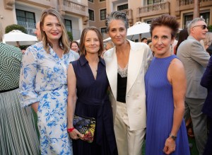 Executive Director of BAFTA NA Courtney LaBarge Bell, Jodie Foster, Alexandra Hedison and BAFTA NA Chair Joyce Pierpoline
