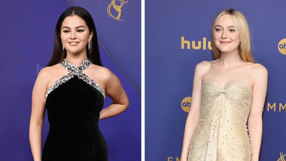 Best dressed at the 2024 Emmy Awards Red Carpet, dakota fanning, selena gomez