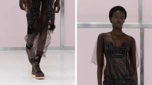 Fendi Spring 2025 Ready-To-Wear Collection at Milan Fashion Week, red wing x fendi boots