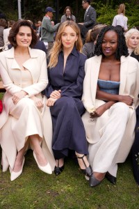 Nava Mau, Jodie Comer and Danai Gurira at Gabriela Hearst RTW Spring 2025