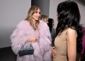 Suki Waterhouse at the Michael Kors Spring 2025 Ready-to-Wear show