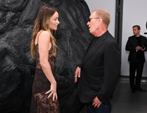 Olivia Wilde and Michael Kors at the Michael Kors Spring 2025 Ready-to-Wear show