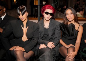 Cardi B, Kun and Anitta at Mugler RTW Spring 2025