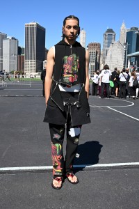 Julez Smith at the Off-White Spring 2025 Ready-to-Wear show