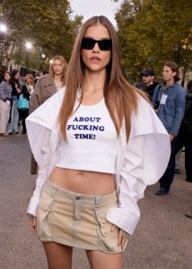 Barbara Palvin at Stella McCartney RTW Spring 2025