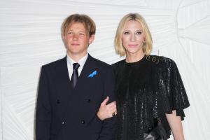 Dashiell John Upton, Cate Blanchett at The Albies, Clooney Foundation for Justice - Arrivals on September 26, 2024 in New York, New York.
