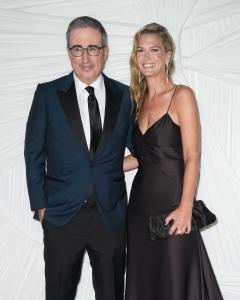 John Oliver, Kate Norley at The Albies, Clooney Foundation for Justice - Arrivals on September 26, 2024 in New York, New York.