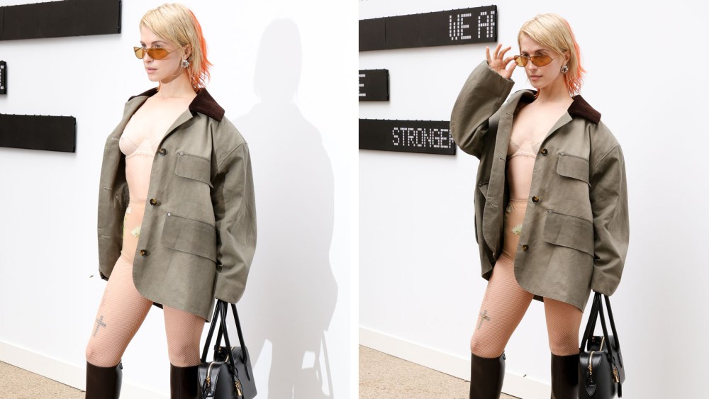 Hayley Williams at Stella McCartney RTW Spring 2025 as part of Paris Ready to Wear Fashion Week on Sept. 30, 2024 in Paris, celebrities front row at paris fashion week