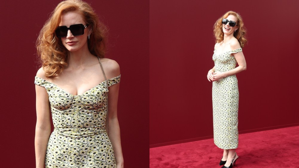 Jessica Chastain attends the Gucci Women's Spring Summer 2025 Fashion Show.