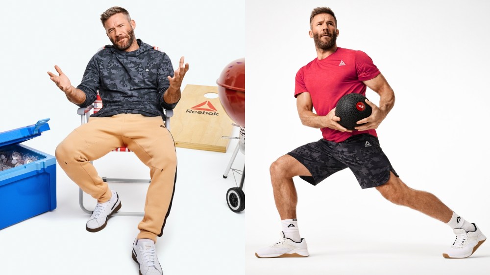 Julian Edelman in Reebok's new ad campaign.