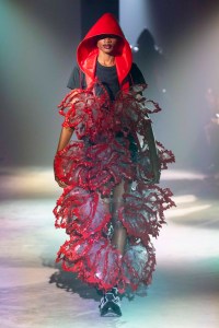 Noir Kei Ninomiya Spring 2025 ready-to-wear collection at Paris Fashion Week