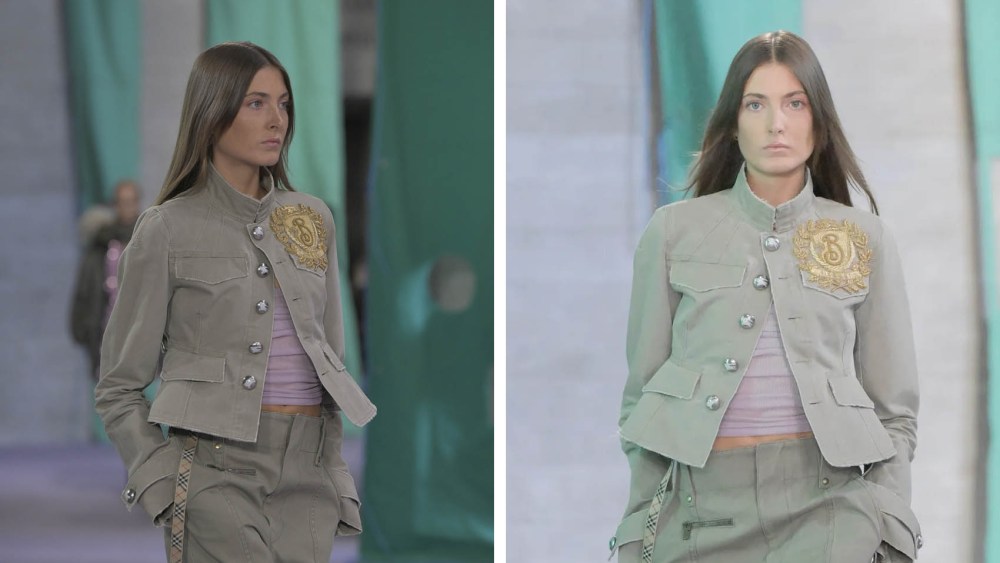 Maya Wigram, the daughter of designer Phoebe Philo, burberry runway, Burberry Spring 2025 Ready-to-Wear Collection at London Fashion Week