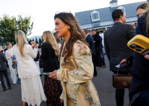 Camila Coelho at Ralph Lauren RTW Spring 2025 as part of New York Ready to Wear Fashion Week on September 5, 2024 in East Hampton, New York.