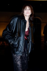 Charlotte Gainsbourg at the Saint Laurent Spring 2025 ready-to-wear show