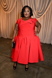 Danielle Pinnock  at the Sergio Hudson Spring 2025 Ready-to-Wear show