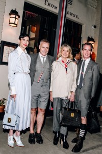 Amy Fine Collins, Thom Browne, Martha Stewart and Kevin Sharkey