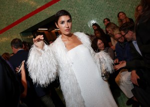 Patricia Manfield at the Tory Burch Spring 2025 Ready-to-Wear show