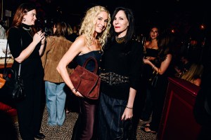 Veronica Swanson Beard and Jill Kargman at the Veronica Beard NYFW Party held at The Nines during New York Ready to Wear Fashion Week on September 5, 2024 in New York, New York.