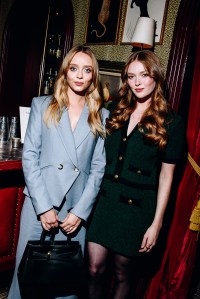 Madeleine Arthur and Larsen Thompson at the Veronica Beard NYFW Party held at The Nines during New York Ready to Wear Fashion Week on September 5, 2024 in New York, New York.