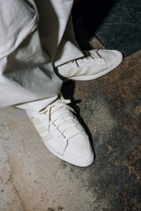Backstage at the Willy Chavarria Spring 2025 ready-to-wear show at New York Fashion Week.