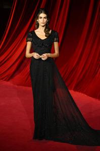 Kaia Gerber at the Fourth Annual Academy Museum Gala held at Academy Museum of Motion Pictures on October 19, 2024 in Los Angeles, California.