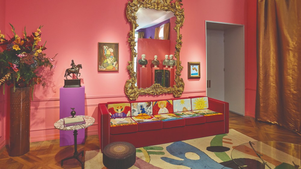Alexis Mabille's set design for the Christie's private sale.