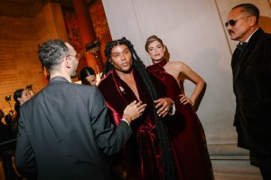 Law Roach, Valentina Sampaio and Willy Chavarria