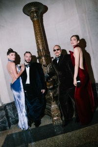 Valentina Ferrer, J Balvin, Willy Chavarria and Valentina Sampaio