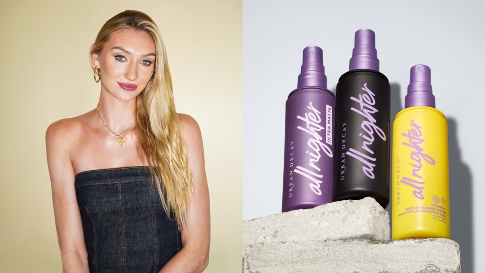 Cameron Brink for Urban Decay; Urban Decay's All Nighter Setting Spray range, beauty, brand ambassador