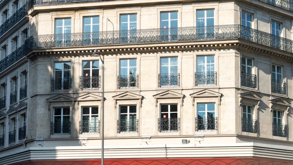 The Galeries Lafayette department store in Paris