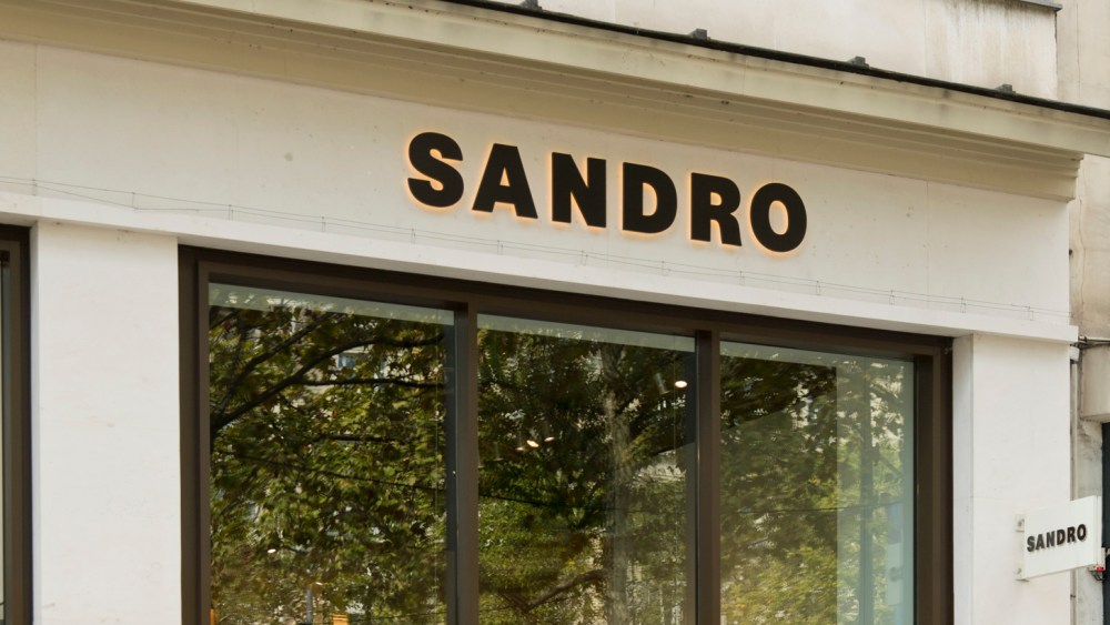 The Sandro store on Avenue des Champs-Élysées in Paris.