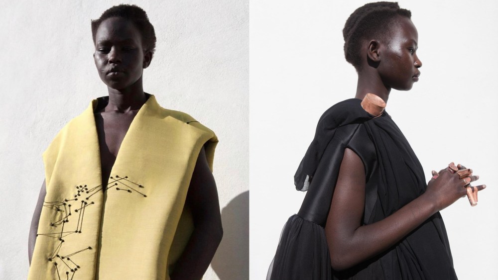 Two looks from Omer Asim