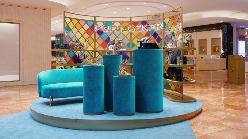 Kurt Geiger at Galeries Lafayette Haussmann.