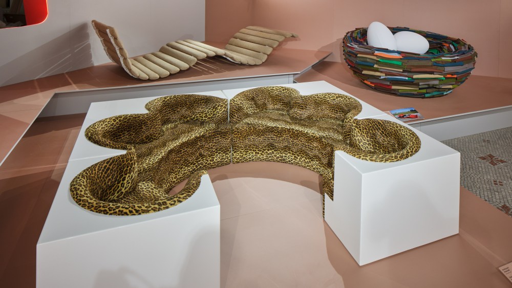 Furniture to be shared, on display at he Musée des Arts Décoratifs in Paris.