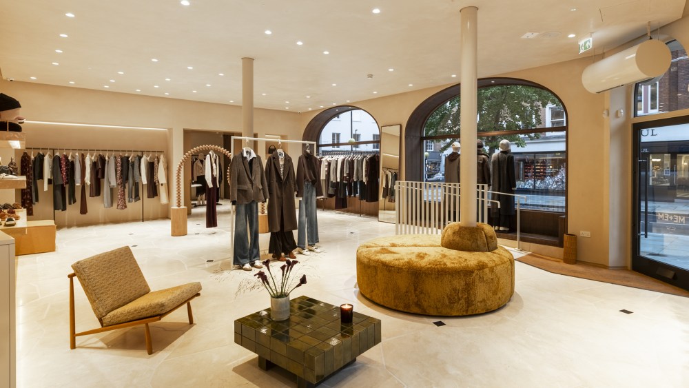 Inside Me+Em's first flagship store, in London's Marylebone neighborhood.