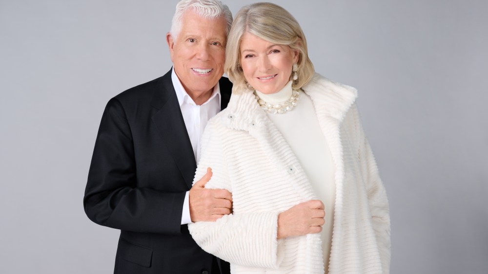 Dennis Basso and Martha Stewart