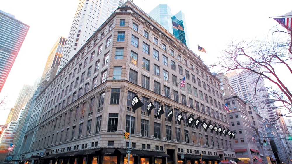 The Saks Fifth Avenue flagship in Manhattan.