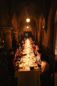 The atmosphere at the SPRWMN Dinner at Chateau Marmont.