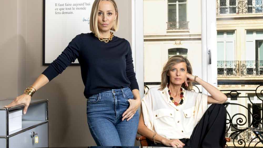 Vestiaire Collective president Fanny Moizant, fashion director Sophie Hersan cofounders luxury resale