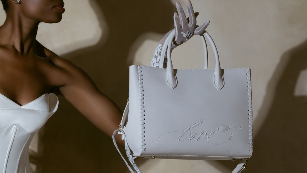 The 'Miss to Married' tote bag by Mark Ingram and Rosa Bella.
